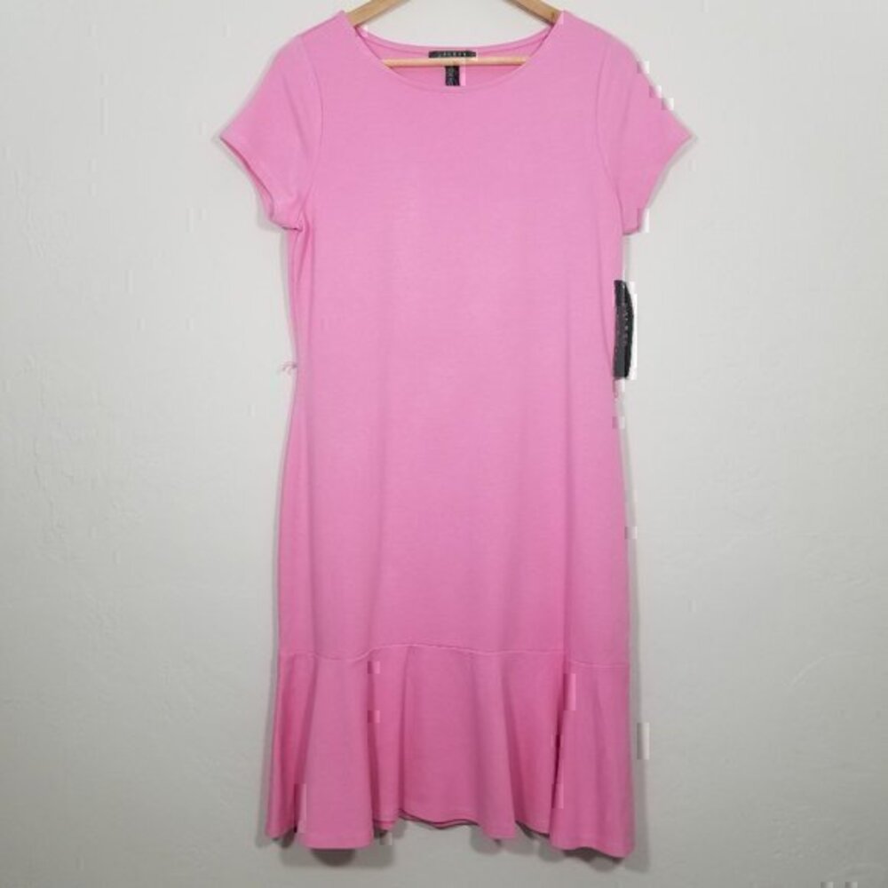 NWT Lauren Ralph Lauren Short Sleeve Stretch Dress Size L